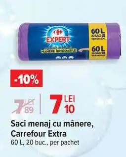 Carrefour Saci menaj cu mânere, Carrefour Extra Ofertă
