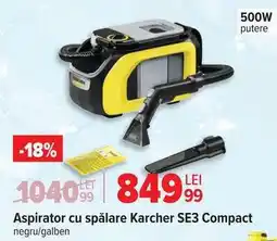 Carrefour Aspirator cu spălare Karcher SE3 Compact Ofertă