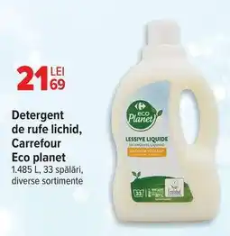 Carrefour Detergent de rufe lichid, Carrefour Eco planet Ofertă