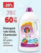 Carrefour Detergent rufe lichid, Chanteclair Ofertă