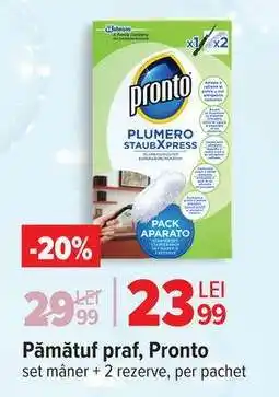 Carrefour Pămătuf praf, Pronto Ofertă