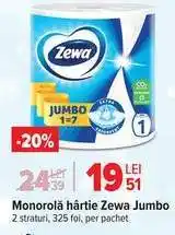 Carrefour Monorolă hârtie Zewa Jumbo Ofertă