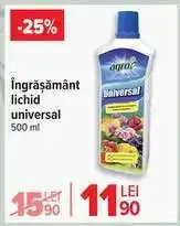 Carrefour Îngrășământ lichid universal Ofertă