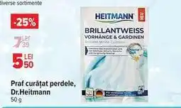Carrefour Praf curățat perdele, Dr. Heitmann Ofertă