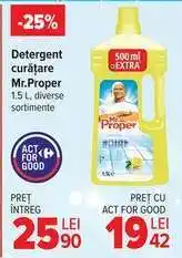 Carrefour Detergent curățare Mr. Proper Ofertă