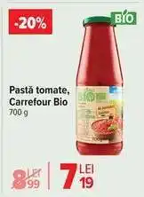 Carrefour Pastă tomate, Carrefour Bio Ofertă