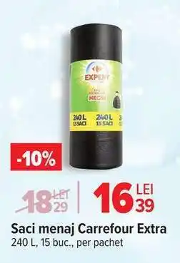 Carrefour Saci menaj Carrefour Extra Ofertă