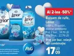 Carrefour Balsam de rufe, Lenor Ofertă