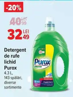 Carrefour Detergent de rufe lichid Purox Ofertă