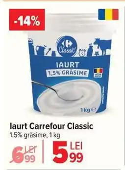 Carrefour Iaurt Carrefour Classic Ofertă