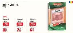 Carrefour Bacon Cris-Tim Ofertă