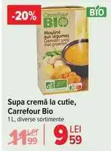 Carrefour Supa cremă la cutie, Carrefour Bio Ofertă