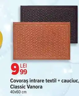 Carrefour Covoraș intrare textil + cauciuc, Classic Vanora Ofertă