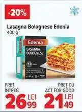 Carrefour Lasagna Bolognese Edenia Ofertă