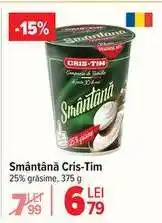 Carrefour Smântână Cris-Tim Ofertă