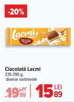 Carrefour Ciocolată Lacmi Ofertă