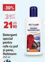 Carrefour Detergent special pentru rufe cu puf și pene, Heitmann Ofertă