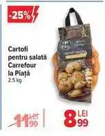 Carrefour Cartofi pentru salată, Carrefour la Piață Ofertă