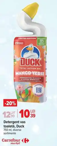 Carrefour Detergent vas toaletă, Duck Ofertă