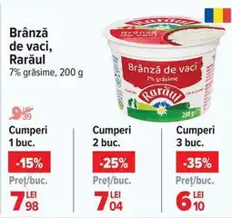 Carrefour Brânză de vaci, Rarăul Ofertă