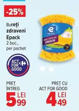 Carrefour Bureți zdraveni Epack Ofertă