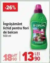 Carrefour Îngrășământ lichid pentru flori de balcon Ofertă