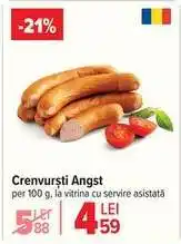 Carrefour Crenvurști Angst Ofertă
