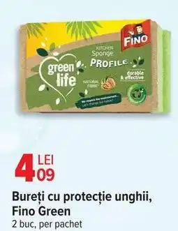 Carrefour Bureți cu protecție unghii, Fino Green Ofertă