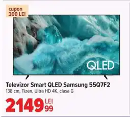 Carrefour Televizor Smart QLED Samsung 55Q7F2 Ofertă