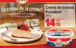Carrefour Cremă de brânză President Ofertă