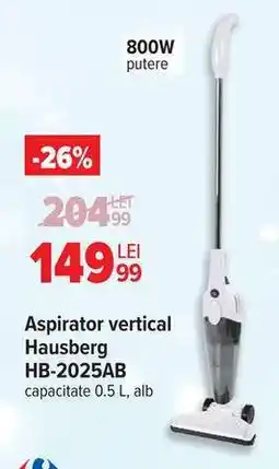 Carrefour Aspirator vertical Hausberg HB-2025AB Ofertă