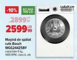 Carrefour Mașină de spălat rufe Bosch WGG244Z5BY Ofertă