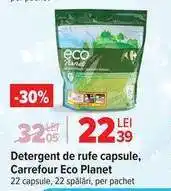 Carrefour Detergent de rufe capsule, Carrefour Eco Planet Ofertă
