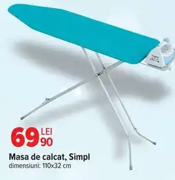 Carrefour Masă de călcat Simpl Ofertă