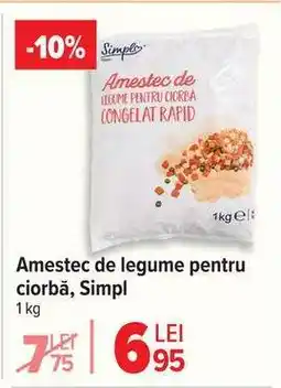 Carrefour Amestec de legume pentru ciorbă, Simpl Ofertă