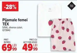 Carrefour Pijamale femei TEX Ofertă