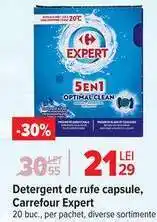 Carrefour Detergent de rufe capsule, Carrefour Expert Ofertă