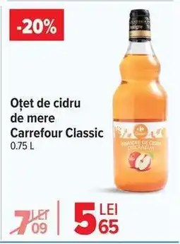 Carrefour Oțet de cidru de mere Carrefour Classic Ofertă