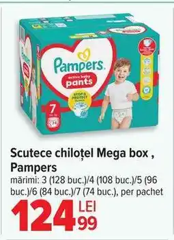 Carrefour Scutece chiloțel Mega Box, Pampers Ofertă