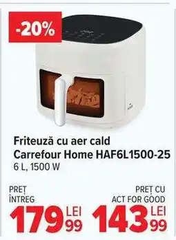 Carrefour Friteuză cu aer cald Carrefour Home HAF6L1500-25 Ofertă