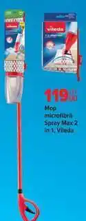 Carrefour Mop microfibra Spray Max 2 in 1, Vileda Ofertă