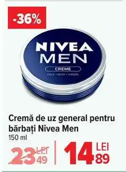 Carrefour Cremă de uz general pentru bărbați Nivea Men Ofertă