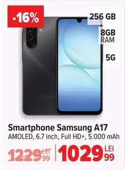 Carrefour Smartphone Samsung A17 Ofertă