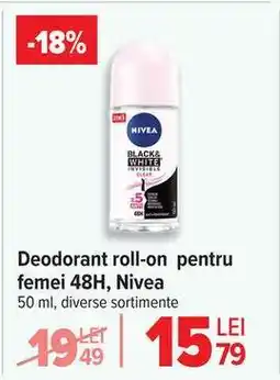 Carrefour Deodorant roll-on pentru femei 48H, Nivea Ofertă