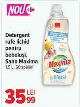 Carrefour Detergent rufe lichid pentru bebeluși, Sano Maxima Ofertă