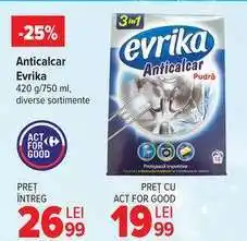Carrefour Anticalcar Evrika Ofertă