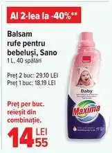 Carrefour Balsam rufe pentru bebeluși, Sano Ofertă