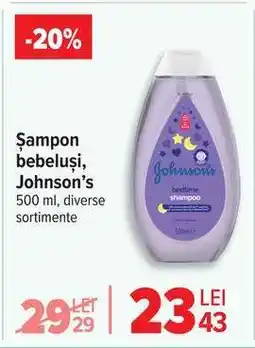 Carrefour Șampon bebeluși, Johnson’s Ofertă