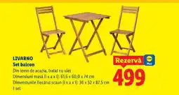 Lidl LIVARNO Set balcon Ofertă