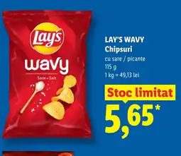 Lidl LAY'S WAVY Chipsuri Ofertă